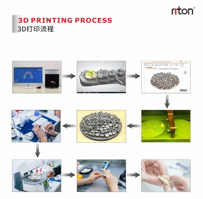 Imprimante 3D de métaux industriels dentaires Riton M-150D/machine de fabrication additive/machine de fusion laser SLM médicale/machine de traitement CNC des métaux